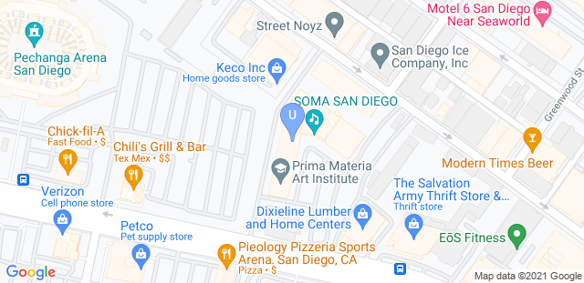 Map to University of Jiu Jitsu